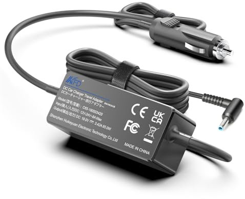 KFD Chargeur de Voiture pour HP Stream 11 13 14 X360 Pavilion, Envy, Spectre ProBook HP elitebook Folio 1040 g1 840, Pavilion X2 11 13 15, Spectre Ultrabook X2 13-3000 Split 13 X2 Chargeur Voiture