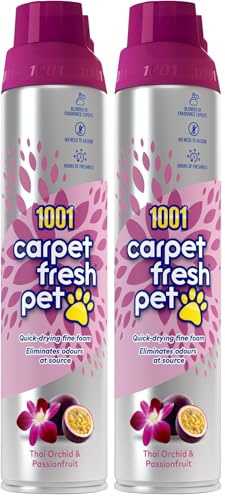 1001 Carpet Fresh Pet - Thai Orchid & Passionfruit - 300ml (Pack of 2)
