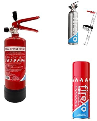 Firexo Home & Leisure ALL FIRES Multipurpose Fire Extinguisher Bundle