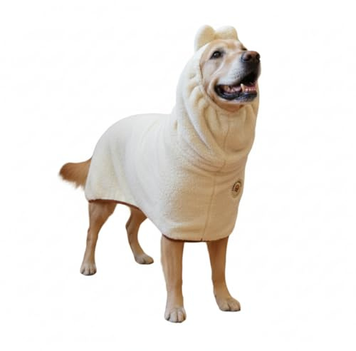 DERPYCHAPPY Premium Hundehandtuch, Bademantel und Hundebademantel zum Trocknen von Hunden, hergestellt in Korea, super saugfähig, schnell und verstellbar, Mikrofaser-Badetuch für Katzen und Welpen