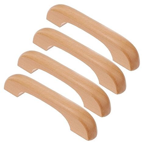 Artibetter 12stücke Holzschrankgriffe Moderne Und Türgriffe Aus Buchenholz Lochabstand Für Küchen Schlafzimmer Und Badezimmermöbel Stilvoll Und Funktional