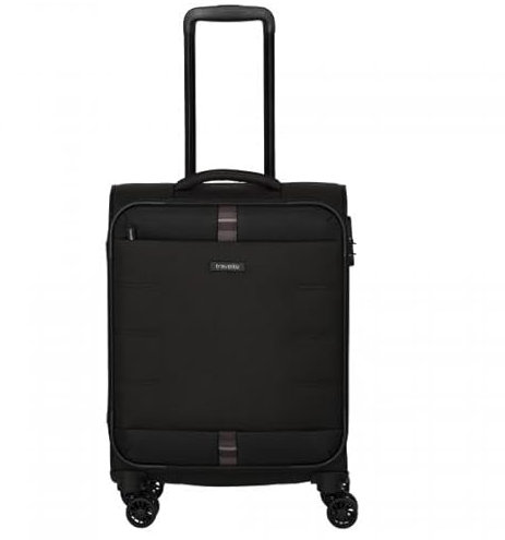 Travelite RÜGEN Bordtrolley S (55 cm) mit 4 Rollen Schwarz [01]