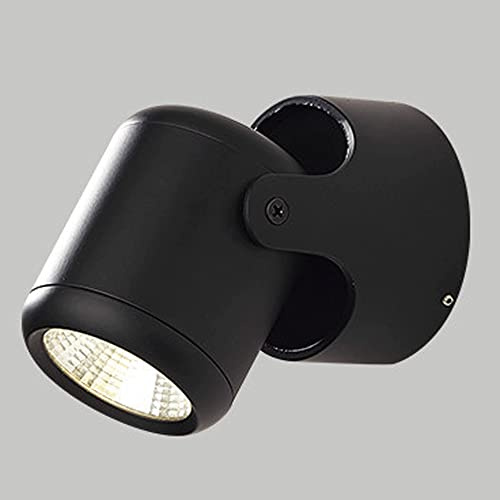 Foco LED, lámpara de Pared de un Solo Cabezal LED de 9 W, Apliques de iluminación de Cocina, Cabezal Ajustable a 270°, bañadores de Pared para murales, dormitorios, pasillos