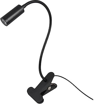 DOITOOL Lámpara Led De Clip 3w Luz De Lectura Flexible Usb Lámpara De Trabajo Luz Cálida Para Escritorio Taller Iluminación Ajustable