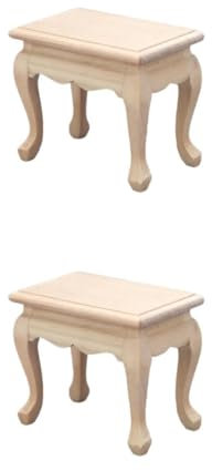 Garneck 2 Pezzi Decorazioni Per Tavolini Da Caffè Color Biscotto In Legno Piccole Casette La Casa Piccola Casa Tavolo Da Pranzo Mini Casa Decorazione Mini Casa Ornamento Tavolo Da Tè In