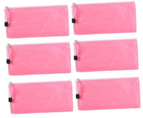 Healvian 6 Stück-pack Aufbewahrungsbeutel für Menstruationsbinden aus Oxford Stoff mit Reißverschluss Tragbare Tampon Beutel Hygienische Periodentasche für Unterwegs
