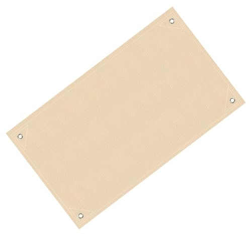 Veemoon Manta Ignífuga para Camping de Fibra de Vidrio 60x80 Cm, Alfombra Resistente al Fuego para Barbacoa y Estufa Exterior, Esterilla Protectora Ligera y Portátil para Actividades