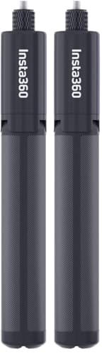Insta360 2-in-1 Invisible Selfie Stick + Tripod, Compatible with GO 3/X3/ONE RS(1-Inch 360 excluded)/ONE X2/ONE X/GO 2/ONE R/ONE (Pack of 2)