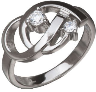 Orphelia damring 925 sterlingsilver med zirkonia, 52 (16.6), Kubisk zirkonia