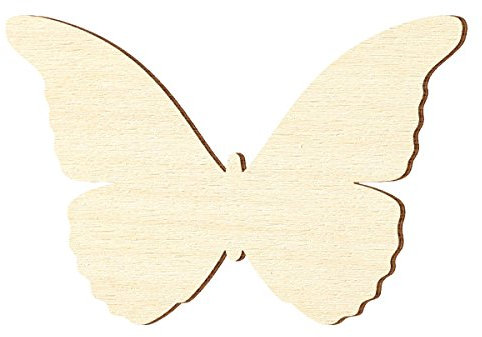 Sperrholz Zuschnitte - Schmetterling - 5-40cm, Größe:Flügelspannweite 24cm