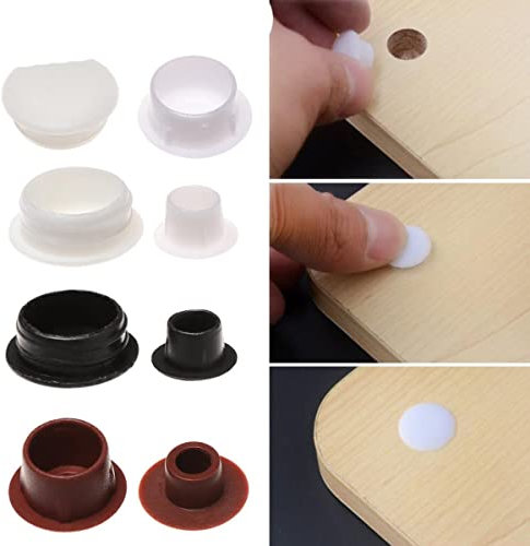 50Pcs Practical 5-16mm Furniture Hole Covers Dust Plug Stopper Protective Cap Drill Hole Plug Hardware Grommet Hole Ornament