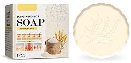 Reis-Shampoo-Riegel, Rice Soap Rice Shampoo Bar Anti Hair Loss, Reiswasser-Shampoo-Riegel Shampoo-Riegel aus Fermentiertem Für Nährendes Frizz-Haar Für Jedes Haar, Für Jeden Haartyp Geeignet