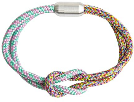 Paris Montana Segeltau Freundschaftsarmband U&ME, Unisex, Geflochten, Magnetverschluss, Handmade, Unendliche Freundschaft, Liebe, Glücksbringer, 6mm Ø (20, Design-04)