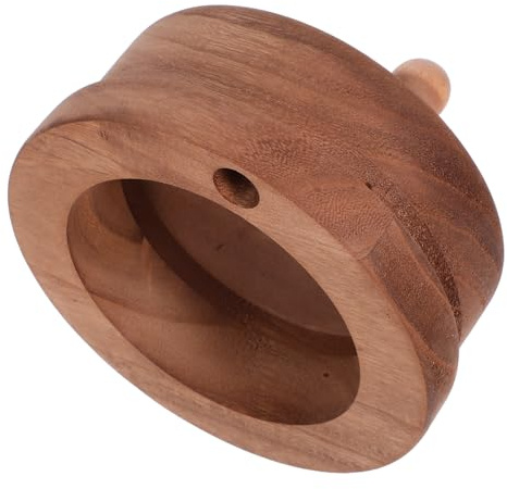 BAZEITFLOW Portavasos De Madera Dispensador De Vasos para Fiestas Tazas Soporte para Taza De Café para Mostrador Almacenamiento De Copas Portavasos para Encimera Marrón