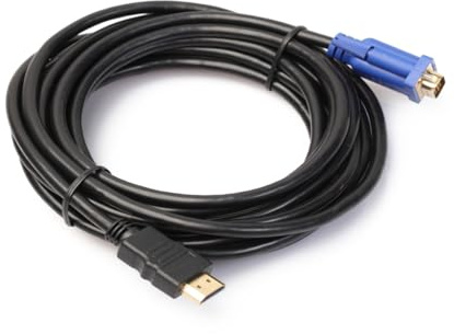 OUNONA Câble numérique vers Vga Connecteur mâle broches Adaptateur vidéo haute définition pour projecteur PC moniteur