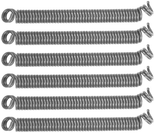 SHINEOFI 6pcs Colliers de Serrage en Fer pour Joint Étanchéité Porte de Machine à Laver à Chargement Frontal, Installation Facile, Accessoires Compatibles pour Lave-linges Argentés