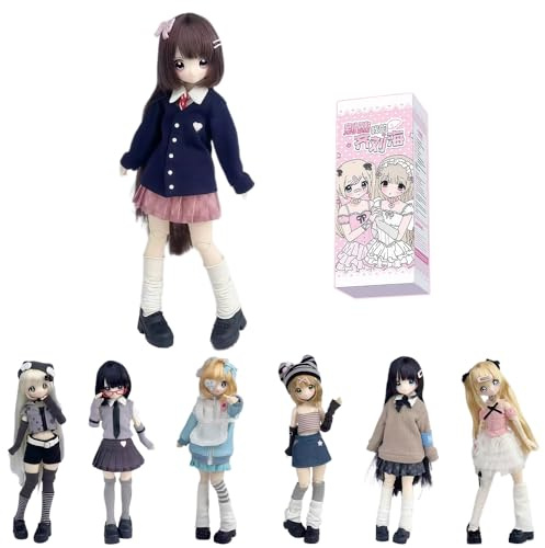 niannyyhouse BJD – Figurines Blind Box, série Denpa Girl, poupée articulée avec vêtements, figurine d'action de collection (1 pièce)