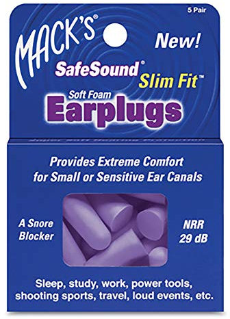Mack's Slim Fit Ear Plugs (5 Pair) - Purple