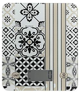 Brandani 53170 Alhambra Bilancia Digitale Portata 5Kg Abs/Vetro , multicolore