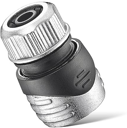 rainfactory Garten Schlauchkupplung Set, Schlauchverbinder 1/2 Zoll, Gartenschlauch Verbinder, Wasserschlauch Adapter, Schnellkupplung für Bewässerung, Schlauchanschluss