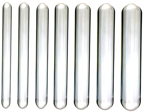 ROMANTICSI Ultra suave - Accesorios de masaje de vidrio transparente - Diseño de ambos extremos - Fácil de limpiar - 7 tamaños - Diámetro 2-5 cm - Portátil,2cm