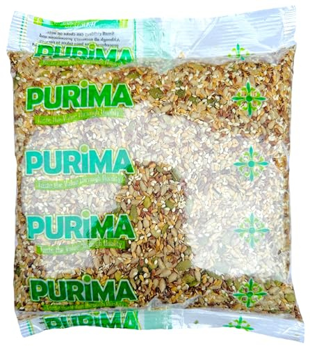 Mixed Seeds 3kg – Omega Seed Mix Fresh Blend of 5 Seeds Pumpkin Sunflower Golden Linseed Brown Flaxseed Sesame Raw Natural Bulk for Humans Eating Breakfast Cereals Porridge Bread Making Baking