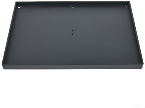 ZWEquipint Plateau de projecteur, support de plate-forme pour trépied avec adaptateur à vis de 10,2 cm, étagère pour équipement de carte son, plastique noir, 25 à 18 cm