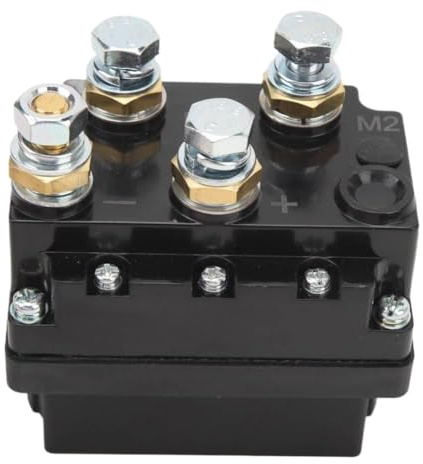 Controlador de relé de Contactor de solenoide de cabrestante de 12V 500A Compatible con gato de elevación de bomba hidráulica de remolque ATV UTV de 8000 a 15000lb