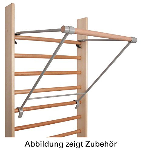 Klimmzugstange für Sprossenwand Reckstange Klimmzug Bauchtrainer Turnstange