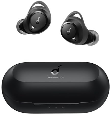 Soundcore by Anker Life A1 True Wireless Earbuds, Powerful Customized Sound, 35H Playtime, Wireless Charging, USB-C Fast Charge, IPX7 Waterproof, Button Control, Bluetooth Earbuds(Renewed)