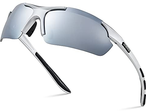 Xagger Polarized Sports Sunglasses for Men Women Wrap Around UV400 Running Baseball Softball Cycling Golf Hiking Fishing Driving Glasses