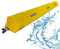 LTCANOPY 300x30x30cm Hochwassersperre, PVC Wassersperre in Industriequalität, Alternative zu herkömmlichen Sandsäcken, Mobiler Hochwasserschutz für Türen, Garage, Straße (Gelb)