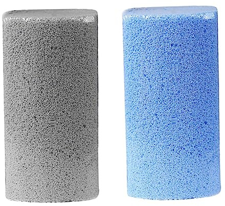 Beatifufu Máquina para Pedicura de Pies y Piedra Pómez Natural, Removedor Exfoliante de Callos y Durezas para Cuidado Ergonómico de Pies, Pack 2 Piezas