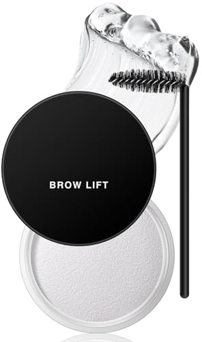 Waterproof Eyebrow Gel Kit - Clear Brow Soap with Long Lasting Hold for Smudge-proof & Natural-looking Eyebrows, Brow Styling Cream & Glue for Easy Shaping & Definition