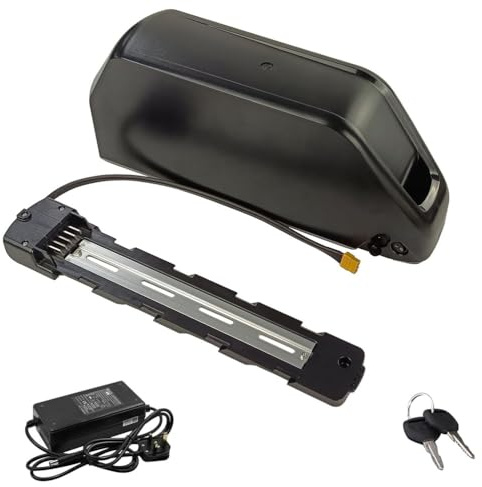 HJGHY Batteries pour vélos électriques 48 V 20 Ah 25 Ah Lithium-ION 52 V 20 Ah 25 Ah, avec Chargeur et Interrupteur pour Kits Moteurs 950 W-1300 W,Xt60 52v25ah
