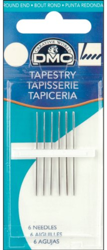DMC - Aiguilles Tapisserie| Pack de 6 Aiguilles | Tailles Mixtes