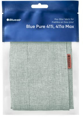 BLUEAIR Genuine Pre-Filter Blue Pure 411i Max and 411a Max Air Purifiers, Washable Fabric, Moss Green