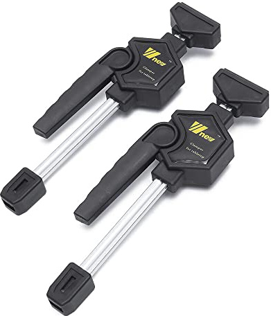 Lot de 2 pinces de table MFT à cliquet rapide pour le travail du bois