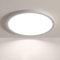 JDONG 54W LED Ultra Slim Plafoniera piatta Plafoniera rotonda, 4000K Ø50cm, Plafoniera piatta bianca
