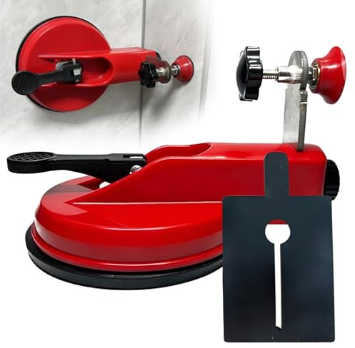 SAMIQU Innovativer Wandfliesen-Nivellierer - Saugnapf Marmor Nivellierspeise für Platten Ecken - Anziehwerkzeuge für Wandflieseninstallation Renovierung