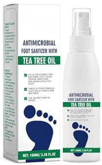 Spray déodorant pour pieds 100 ml – Contre les démangeaisons et les pieds en sueur – Efficace pour les chaussettes et chaussures – Soin rafraîchissant