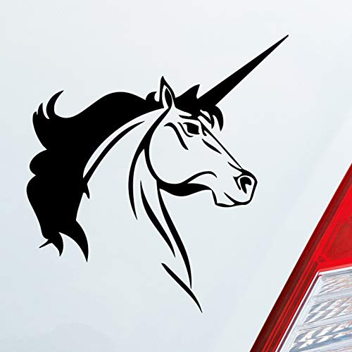 Hellweg Druckerei Das letzte Einhorn last Unicorn Pferd Auto Aufkleber Sticker Heckscheibenaufkleber