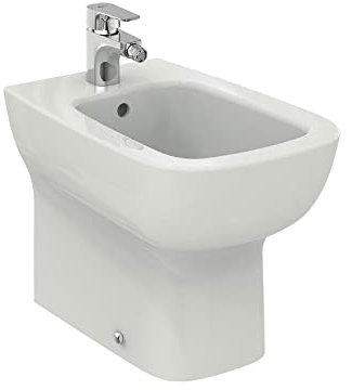 Ideal Standard - ESEDRA Bidet monoforo a Pavimento Filo Parete Bianco Serie E T281301 - Bianco, Monoforo