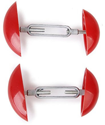LIOOBO 1 Paar Schuhspanner Schuhdehner einstellbar Schuhformer mini Schuhtragen Atmungsaktivität (rot)