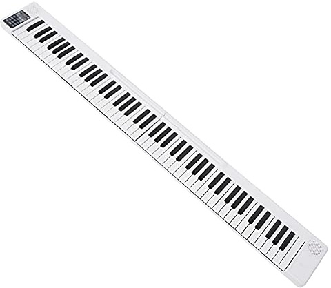 pianoforte pieghevole IRIN 88 tasti piano elettrico pieghevole Connessione wireless con batteria incorporata per principianti pianoforte portatile, piano elettrico semi pesato