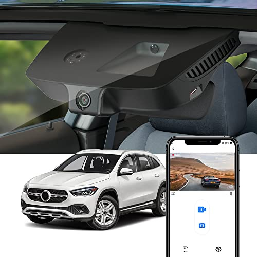 Fitcamx Dash Cam Kompatibel mit Mercedes-Benz GLA 250 2015-2023 (HD2-6034) H247 X156, OEM Dashcam 4K 2160P UHD Video WiFi, Loop-Aufnahme, G-Sensor, Plug & Play, WDR Dasch-cam Auto, mit 64-GB-Karte