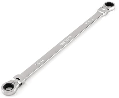 TEKTON 5/8 x 11/16 Inch Long Flex Head 12-Point Ratcheting Box End Wrench | WRB36316