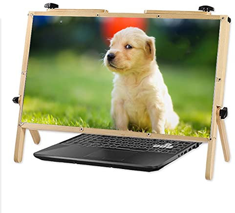 22-Zoll-Computer-Bildschirmlupe, Laptop-Bildschirmlupe, 3-5D-Hdcomputer-Bildschirmlupenhalter mit verstellbarem Winkeldesign, (natürlich)
