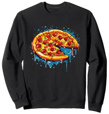 Pelle à pizza au pepperoni au fromage Sweatshirt