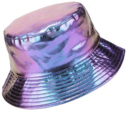 MUNSKT PU Cuir Chapeaux de pêche pour Les Femmes Bucket Femme Chapeau de Pêcheur Chapeaux de Visière Chapeau de Pluie imperméable à l'eau